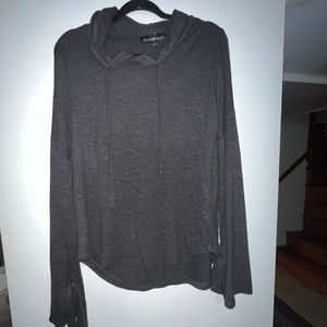 Derek Heart light hooded sweater